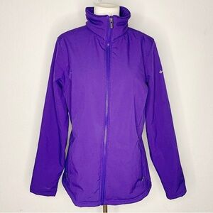 Columbia Angel EXS Softshell Waterproof Breathable Jacket Purple Size Large